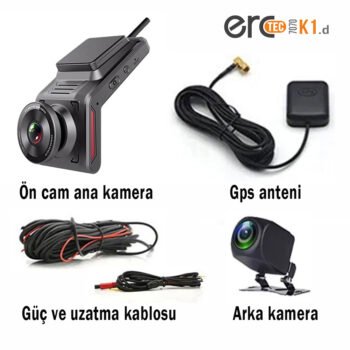 yüksek kaliteli ön ve arka kayıt kamerası