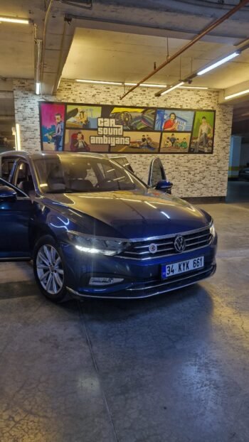 wolksvagen passat b8 ambiyans aydınlatma